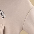 thumbnail image 6 of Esaierr Kids Baby Boys Autumn Winter Sweatshirt Tracksuits Toddler Cotton Fleece Hoodies Sweatsuit Leisure Long Sleeve Plush Pullover Casual Little Boys Athletic Sports Sweaters for 1-5Years, 6 of 9