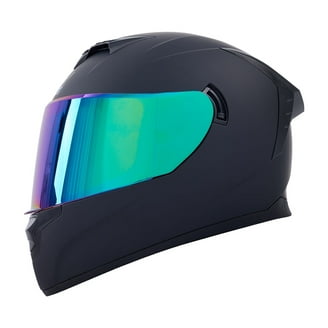 KOI DOT Motorcycle Helmet Full Face KOI Cyborg Skull Gloss Grey w