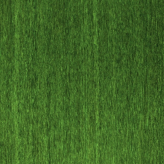 Ahgly Company Indoor Square Abstract Green Modern Area Rugs, 3' Square