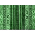 thumbnail image 1 of Ahgly Company Indoor Rectangle Abstract Emerald Green Modern Area Rugs, 6' x 9', 1 of 4