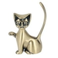 thumbnail image 1 of Cat God Ring Holder, Cat God Design Retro Style Metal Ring Holder Zinc Alloy  For Rings, 1 of 8