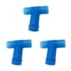 thumbnail image 3 of Matsuzay Conector de esnórquel para beber, lata de bebida, pajita, embudo de esnórquel, barra de fijación, herramienta para beber en fiestas, azul, Conector azul 3piezas Matsuzay CBP167772, 3 of 6