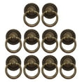 thumbnail image 2 of LOLIPPYY 10pcs Drawer Handles For Dresser: Copper Drawer Pull Handles - Ring Knobs For Cabinets Dressers & Wardrobes - Decorative Furniture Hardware, 2 of 7