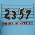 thumbnail image 3 of CafePress - The Prime Number Suspects T Shirt - Fitted T-Shirt, Vintage Fit Soft Cotton Tee, 3 of 4