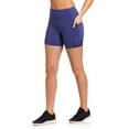 thumbnail image 2 of Reebok Women's On the Run High Rise Bike Shorts, Sizes XS-XXXL, 2 of 6