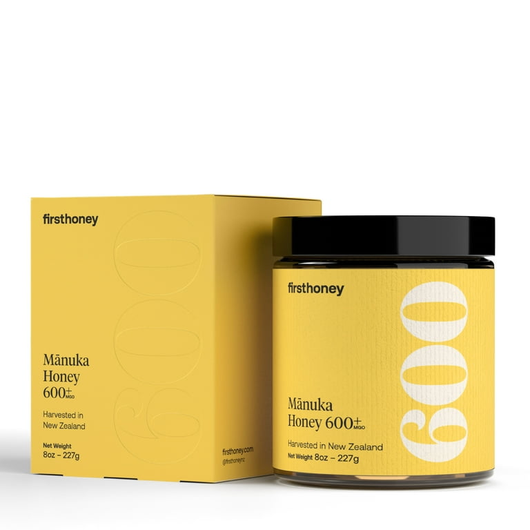 First Honey Manuka Honey MGO 600+, Medical Grade, Antioxidant-Rich