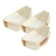 thumbnail image 4 of 50 bandejas de madera para servir, desechables, para comida, sushi, platos 14cmx8cm, 4 of 9