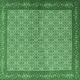 thumbnail image 1 of Ahgly Company Indoor Square Persian Emerald Green Traditional Area Rugs, 4' Square, 1 of 4