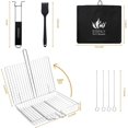 thumbnail image 4 of Grill Basket, BBQ Grilling Basket Outdoor for Grill with Removable Handle, 4 of 5