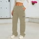 thumbnail image 1 of WILLBEST Pantalones Casuales Para Mujer, de Cintura Alta, Holgados, de Pierna Recta, Con Bolsillos Con Cremallera Para Uso Diario y Viajes, Cómodos Pantalones Deportivos Elásticos, Estilo Urbano., 1 of 6