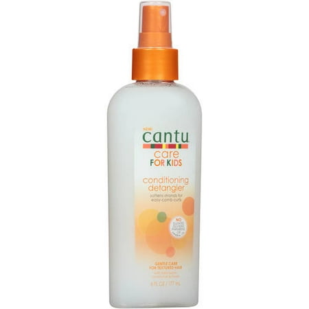 (2 pack) Cantu Care for Kids Gentle Conditioning Detangler Spray, 6 (Best Hair Products For Biracial Children)