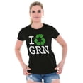 thumbnail image 3 of Recycle GRN Earth Day Save the Planet Womens Fitted Plus Size Graphic Tee Brisco Brands 2X, 3 of 5
