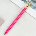 thumbnail image 2 of Qyaukm Luxury Diamond Pen with Crystal Top, Elegant Bridal Shower Party Favors, Wedding Guest Gift, Christmas Valentine Thank You Gift (2Ml) Rose Red, 1 Diamond Ballpoint Pen, 2 of 9