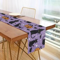 Yayeee Table Runner 70 inches Long Home Kitchen Dinning Party Decoration, Halloween Cats