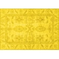 thumbnail image 1 of Ahgly Company Indoor Rectangle Oriental Yellow Traditional Area Rugs, 5' x 7', 1 of 4