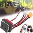 thumbnail image 1 of Bidirectional ESC, Aluminum Alloy Heat Dissipation, Multiple Protections for RC Crawler Car, 1/10 RV Overland Car, 1 of 7
