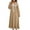 Khaki, variant on Nightgowns for Women Winter Casual Thick Warm Flannel Long Loose Nightdress Plus Size Pajams Khaki XXXXL