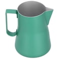 thumbnail image 2 of Coffee Pitcher Cup, Stainless Steel Steaming Pitchers, Streamlined Non- For Cafe Milk Green 550ml, 2 of 8