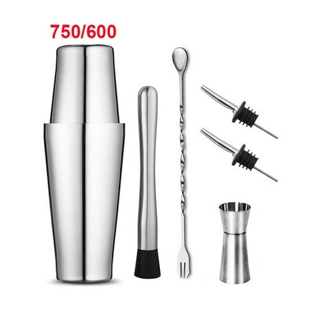 

First Half Cocktail Shaker 550ml/750ml Stainless Steel Wine Martini Boston Shaker Mixer Bar Party Bartender Tool Bar Accessories