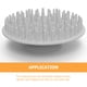 thumbnail image 5 of EeaseMX Cepillo de baño de silicona para mascotas, cepillo masajeador para cachorros, herramienta para limpiar el pelo de las mascotas (gris), 5 of 7