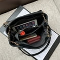 thumbnail image 4 of LHSHID Large capacity Women Shoulder Bags Pu leather Brand Designer lady Handbags Travel big totes chain female Crossbody bags black, 4 of 6