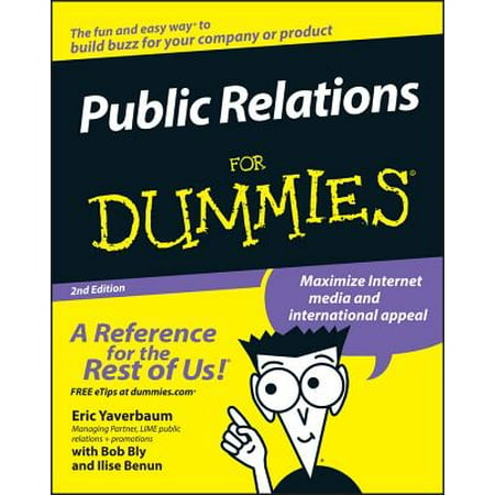 Public Relations for Dummies (Best Public Relations Schools)