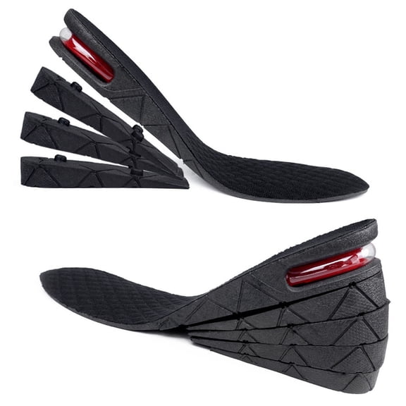 Height Increase Insoles 4-Layer Air up Shoe Lifts Elevator Shoes Insole 2.95inches(7.5 cm) Heels Lift Inserts for Men and Women