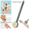 thumbnail image 1 of Mango largo Exfoliante Baño Piel Cepillo Exfoliante corporal Ducha Limpieza (Verde) Likrtyny  Cuidado Belleza, 1 of 7