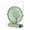 A, variant on Ultra-Slim Desk Fan, Outdoor Portable Folding Card Fan, Portable Personal Fan, Unique Transparent Design, Rechargeable USB Fan for Travel Office Bedroom