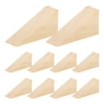 thumbnail image 1 of ColoMX 10 Uds Tope de puerta de madera cuñas cuñas de tope de puerta antideslizantes de madera maciza topes de puerta de seguridad para azulejos alfombra de hormigón 6x2x3cm, 1 of 7
