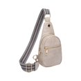 thumbnail image 1 of Bag Women Crossbody Backpack Chest Bag Adjustable Shoulder Strap Versatile Light Pink, 1 of 8