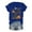 Blue, variant on TSADFHJI Peplum Tops for Women Women's Casual Print Short Sleeve Tee Comfortable & Stylish Xxl Black
