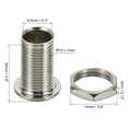 thumbnail image 2 of Uxcell M12x20mm Round Head Hollow Screw Bolts Through Hole Bolt Chandelier Fasteners with Hex Nut and Gasket 20Pieces, 2 of 4