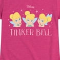 thumbnail image 3 of Tinker Bell - Tinker Bell Expression Grid - Toddler And Youth Girls Short Sleeve Graphic T-Shirt, 3 of 5