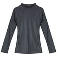 thumbnail image 5 of YIZYIF Womens Glossy Long Sleeve T-Shirt Seamless Nylon Spandex Tops for Running Fitness Workout, 5 of 7
