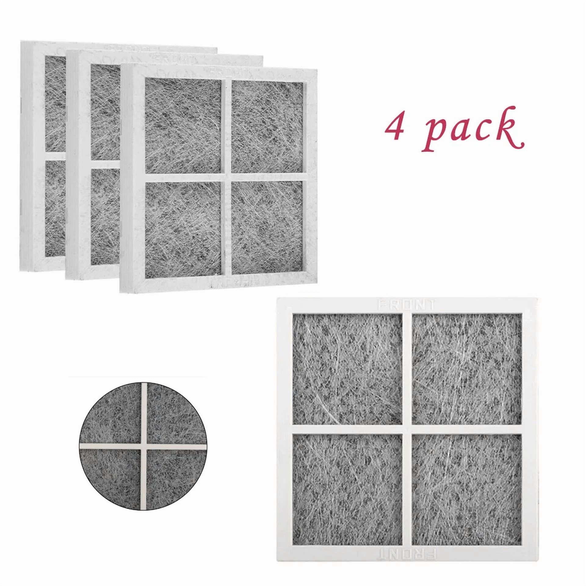 CRESTIN- 4 Pack Air Filter For Lg Lt120F Kenmore Elite 469918 Refrigerator Replacement
