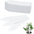 thumbnail image 1 of 100pcs Plastic Plant Labels 10x2cm Waterproof Garden, Plastic SeedlingsFlower Pot Labels PVC Plants, 1 of 5