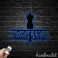 thumbnail image 2 of Handmadetneonsign Tailor Shop Metal Wall Art, Tailor Metal Sign Wall Decor, Tailor Metal Decor, 2 of 5