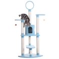 thumbnail image 1 of Árbol para gatos Armarkat B6605 azul cielo 165 x 61 x 168 cm, 1 of 6