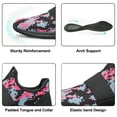 thumbnail image 3 of Womens Slip On Walking Shoes Non Slip Running Shoes Breathable Workout Shoes Lightweight Gym Sneakers Black, 3 of 5