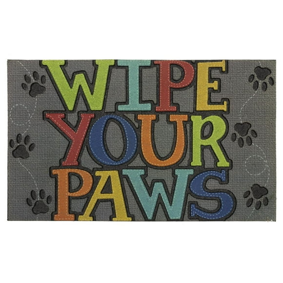 Mohawk Home Wipe Your Paws Polyester Door Mat 1' 6" X 2' 6"