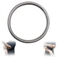 thumbnail image 1 of Anillo de acero inoxidable Wing Chun para entrenamiento de fuerza de muñeca y mano, acero inoxidable 304, artes marciales, anillo Kung Fu, 1 of 9