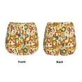 thumbnail image 5 of Lsque Vintage Floral Printed Women's Running Shorts with Liner Pockets,Elastic Quick Dry Workout Athletic Gym Yoga Shorts,Womens High Waist Shorts-Medium, 5 of 9