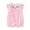 Pink, variant on ZACPNCV Baby Girl Romper Short Sleeve Baby Bodysuit Pleated Romper Jumpsuit Infant Girl Clothes Pink 6-9 Months