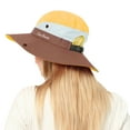 thumbnail image 2 of Under $10 Sun Hats Yellow Women Hats Foldable Cooling Mesh Ponytail Sun Protection Cap Wide Hole Hat Mesh Baseball Caps, 2 of 7