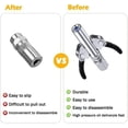 thumbnail image 6 of 12000PSI Professional Grease Gun Coupler Quick Release Lock Oil Injection Nozzle, 6 of 9