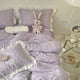thumbnail image 2 of Juego de cama suave Juego de cama de tela cepillada Juego de cama suave con decoración de encaje Tela cepillada amigable con la piel Suministros de cama de princesa ANGGREK  Otros, 2 of 5