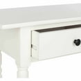 thumbnail image 4 of SAFAVIEH Rosemary Solid Contemporary 2 Drawer Console with Shelf, Distressed Cream, 4 of 5
