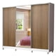 thumbnail image 1 of Ropero Closet Madesa Royale 3 Puertas 1 Espejo B/M CP, 1 of 5
