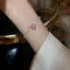 thumbnail image 3 of Pulsera de corazón para mujer, pulsera de San Valentín, pulsera con dije de corazón rosa, pulseras de tenis con diamantes de imitación, joyería para el día de San Valentín, regalos para novia, 3 of 3
